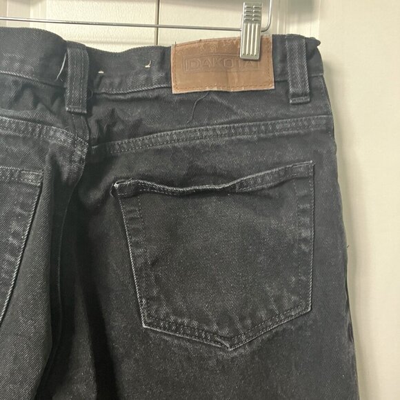 Dakota Black Straight Leg Jeans Mens 33x32 Workwear Cotton Denim - Picture 3 of 8